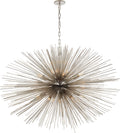 Strada Large Oval Chandelier | Polished Nickel