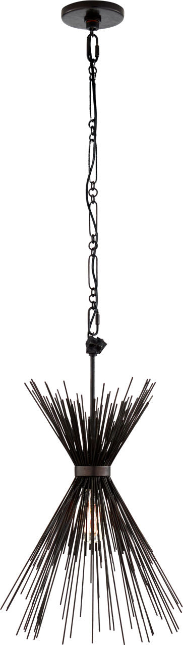 Strada Small Chandelier | Aged Iron