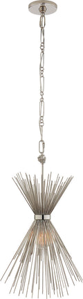 Strada Small Chandelier | Polished Nickel