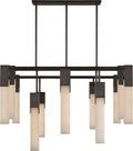 Covet Large Chandelier | Bronze | Alabaster