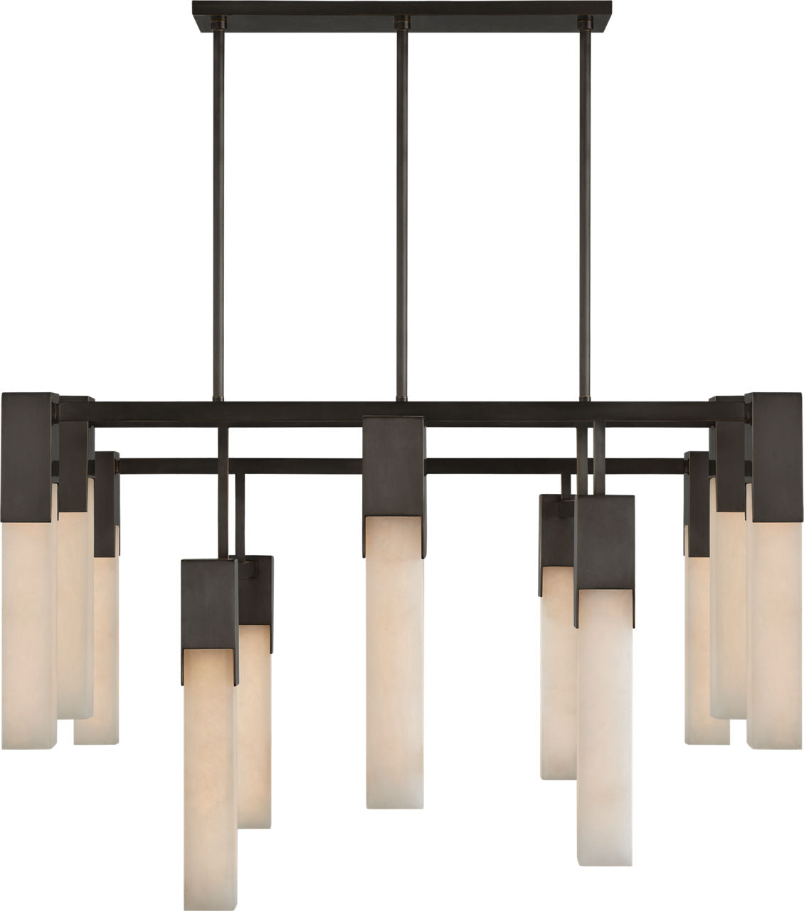 Covet Large Chandelier | Bronze | Alabaster