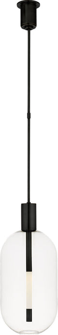 Nye Tall Pendant | Bronze | Clear Glass
