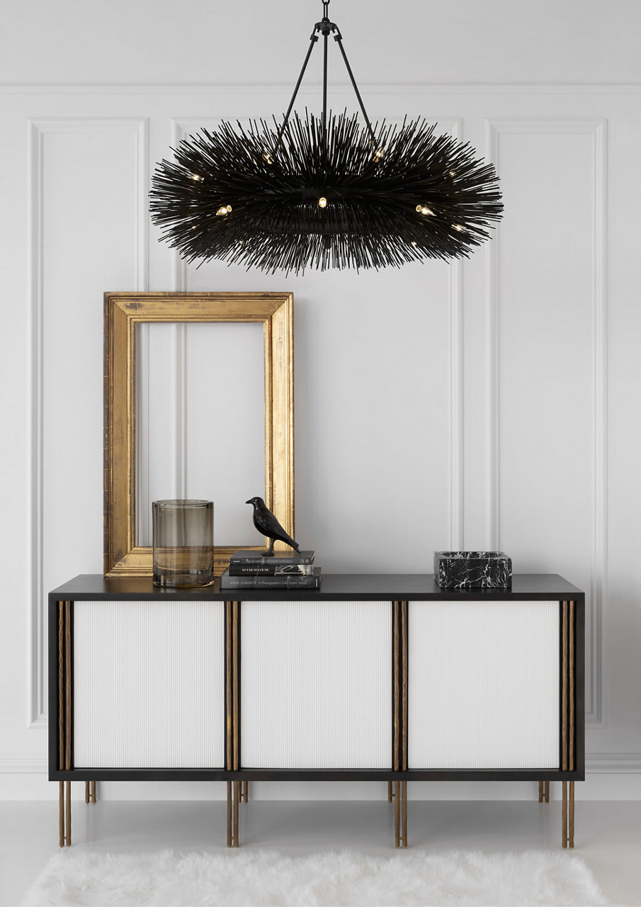 Strada Ring Chandelier | Aged Iron