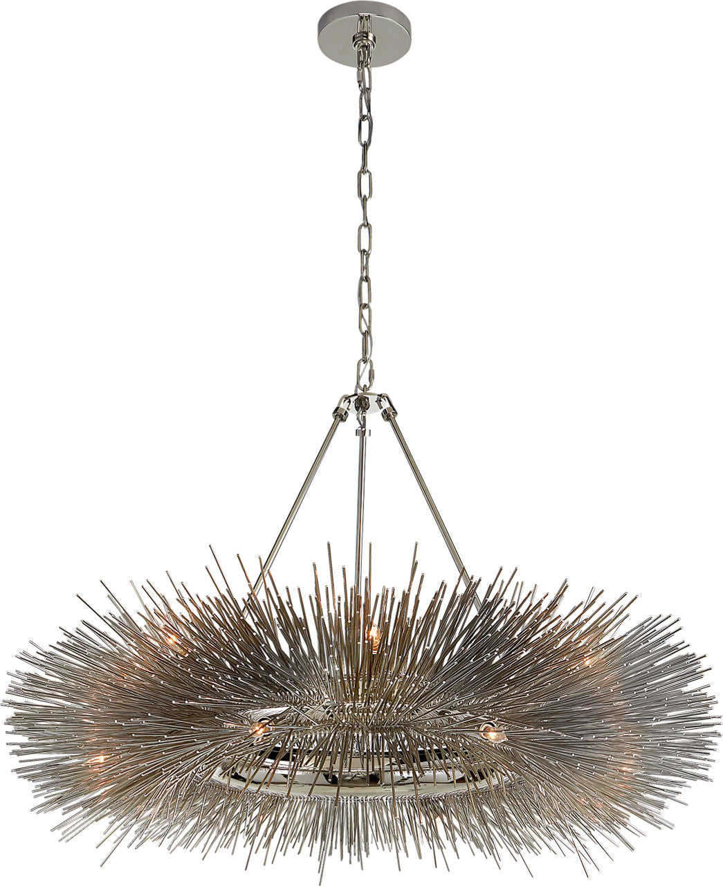 Strada Ring Chandelier | Polished Nickel