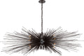 Strada Large Linear Chandelier | Aged Iron