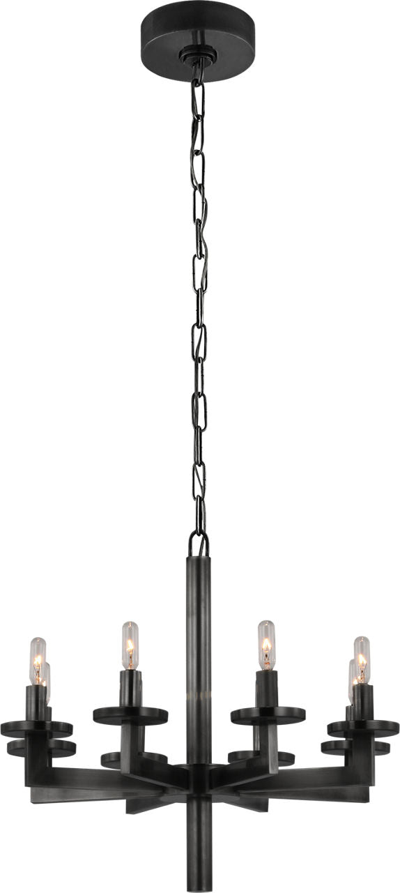 Liaison Single Tier Chandelier | Bronze