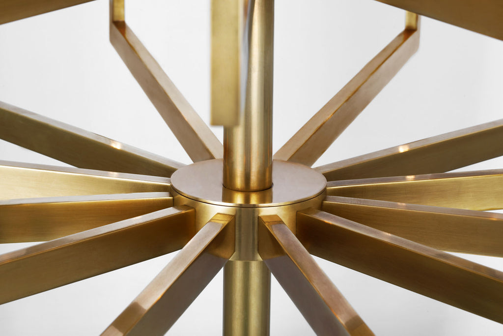 Liaison Triple Tier Chandelier | Antique-Burnished Brass