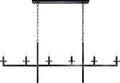 Liaison Large Linear Chandelier | Bronze
