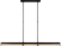 Precision Large Linear Chandelier | Bronze | White Glass