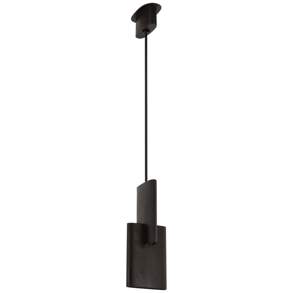 Lotura 8" Intersecting Pendant | Museum Black