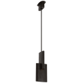 Lotura 8" Intersecting Pendant | Museum Black