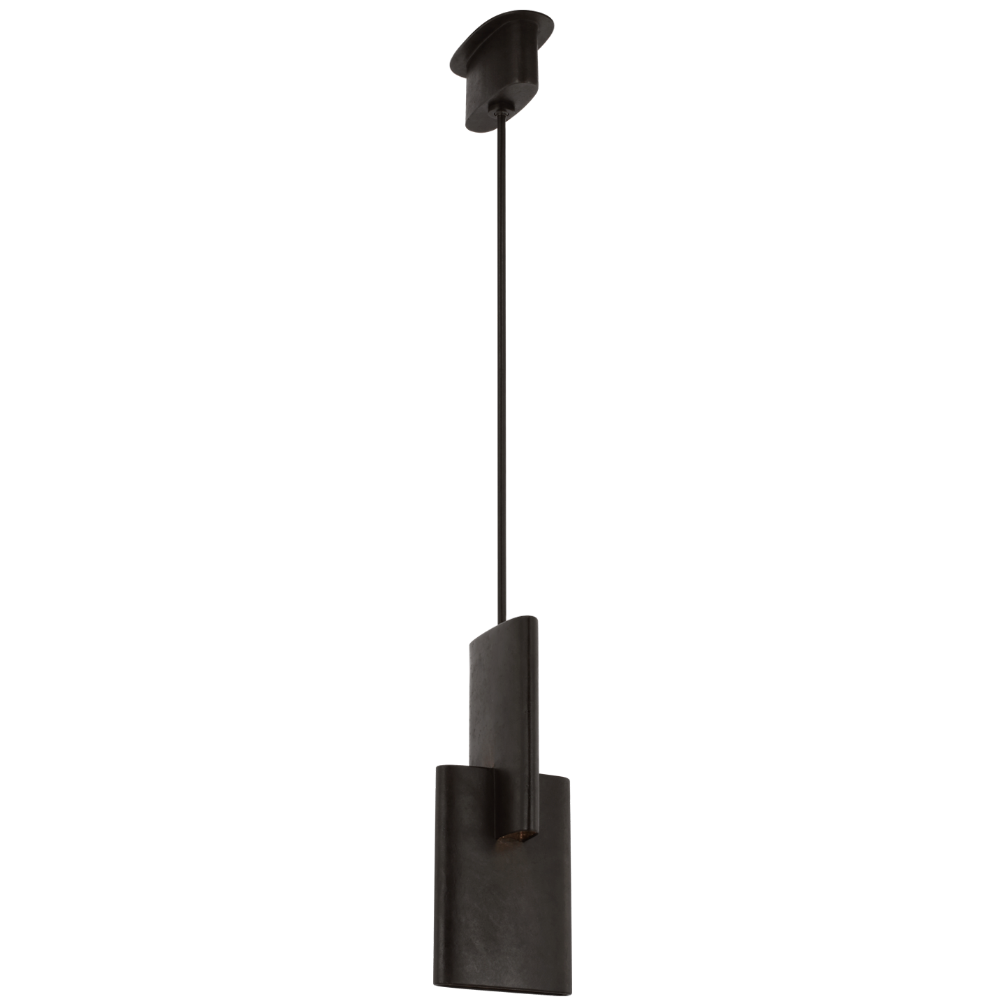 Lotura 8" Intersecting Pendant | Museum Black