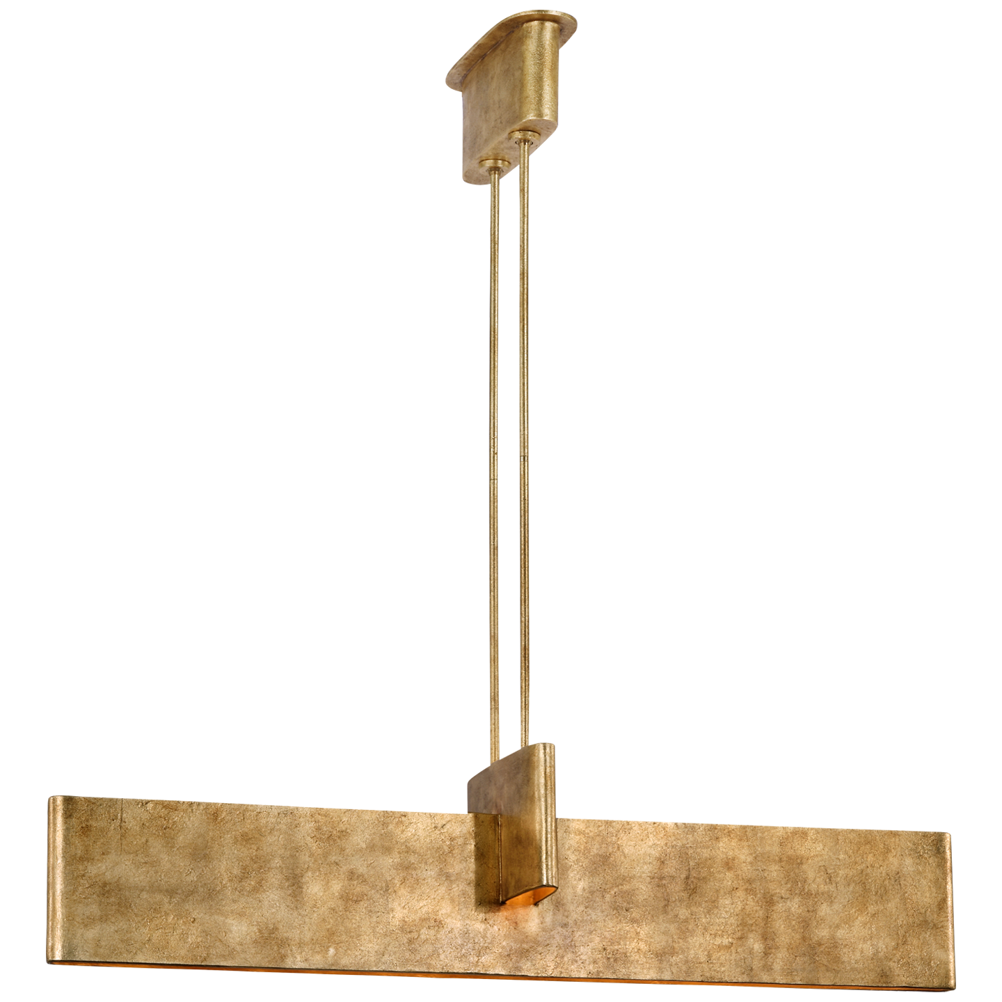 Lotura 48" Intersecting Linear Pendant | Museum Gild