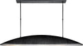 Utopia Large Linear Pendant | Aged Iron | Frosted Acrylic