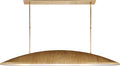 Utopia Large Linear Pendant | Gild | Frosted Acrylic
