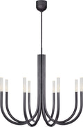 Rousseau Medium Chandelier | Bronze | Seeded Glass