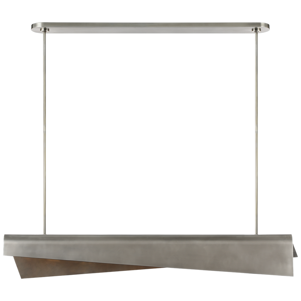 Piel 48" Linear Pendant | Pewter