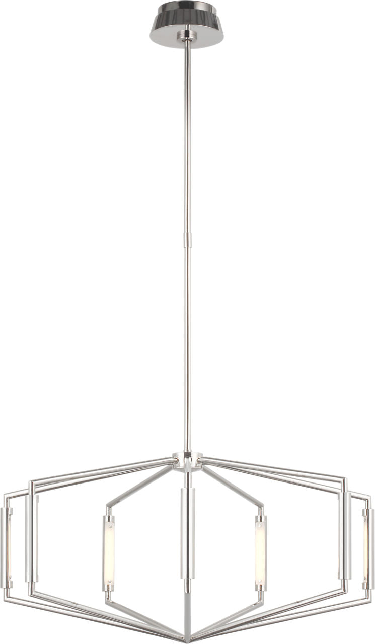 Appareil 30" Low Profile Chandelier | Polished Nickel