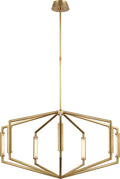 Appareil 40" Low Profile Chandelier | Antique-Burnished Brass
