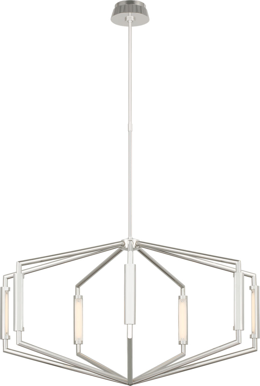 Appareil 40" Low Profile Chandelier | Polished Nickel