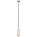 Formosa 11" Single Pendant | Polished Nickel | Alabaster