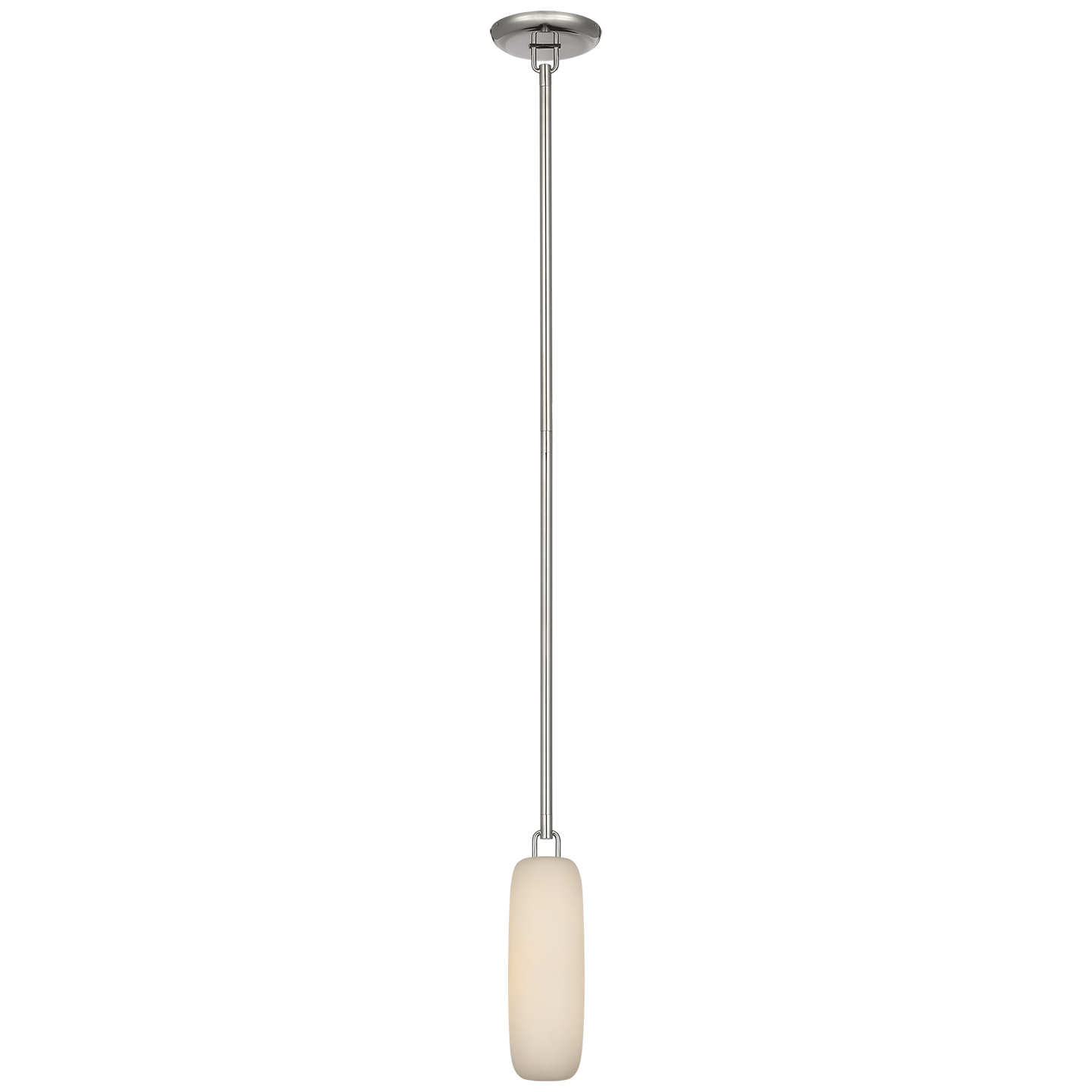 Formosa 11" Single Pendant | Polished Nickel | Alabaster