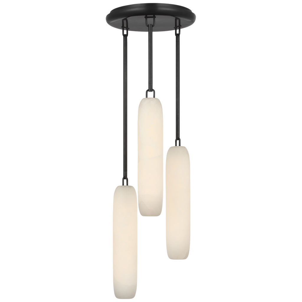 Formosa 3-Light Pendant | Bronze | Alabaster