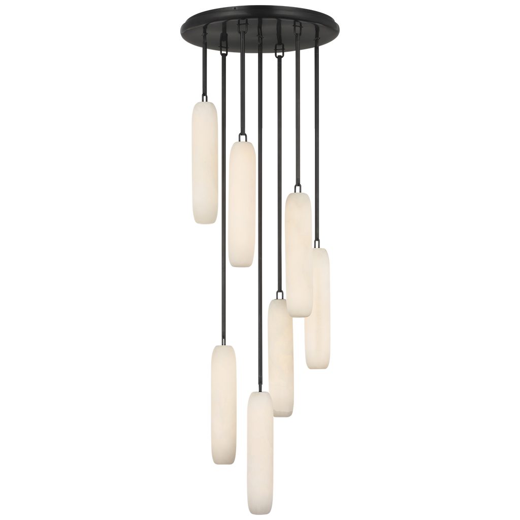 Formosa 7-Light Pendant | Bronze | Alabaster