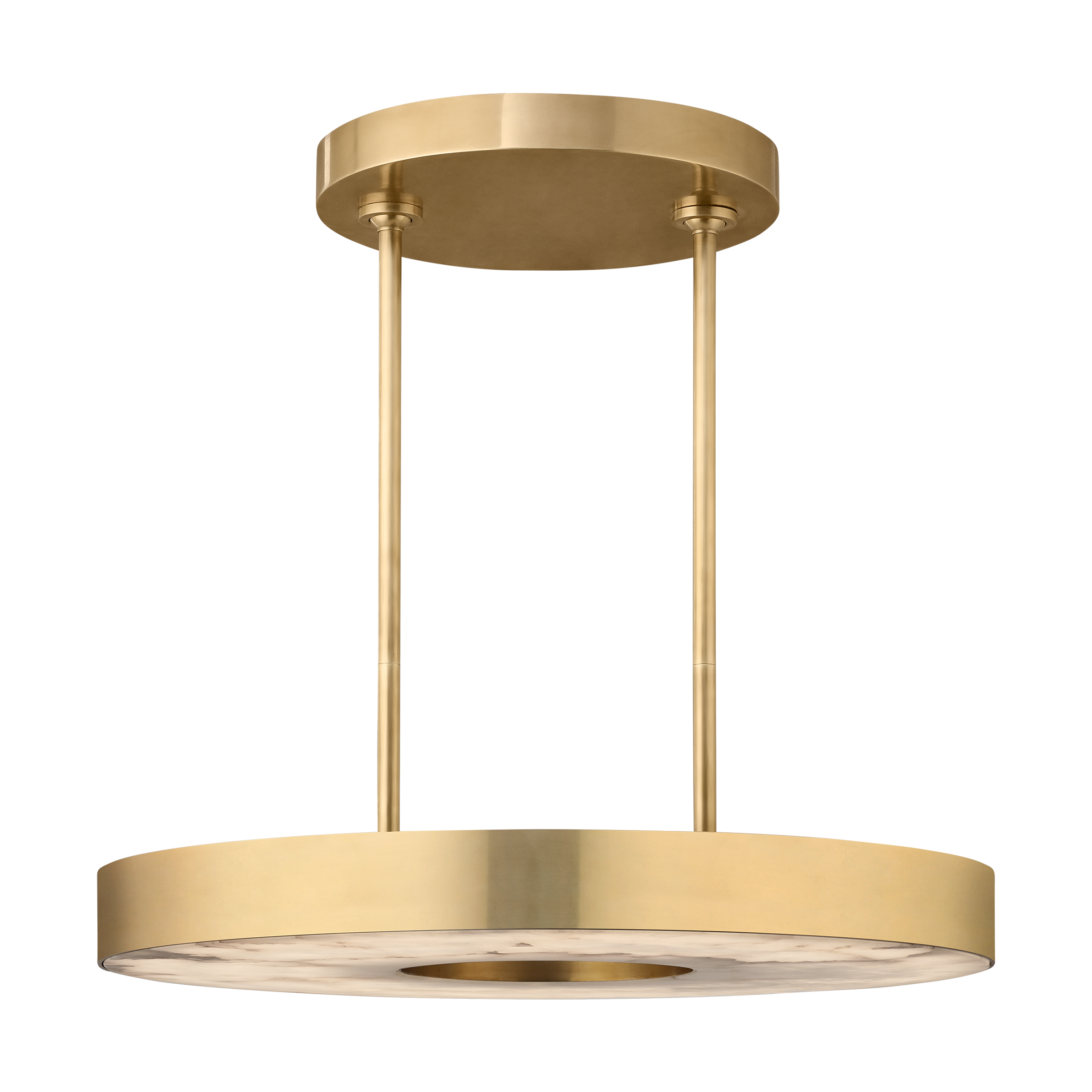 Wyllis 24 Chandelier hand rubbed antique brass 2700K 90 CRI