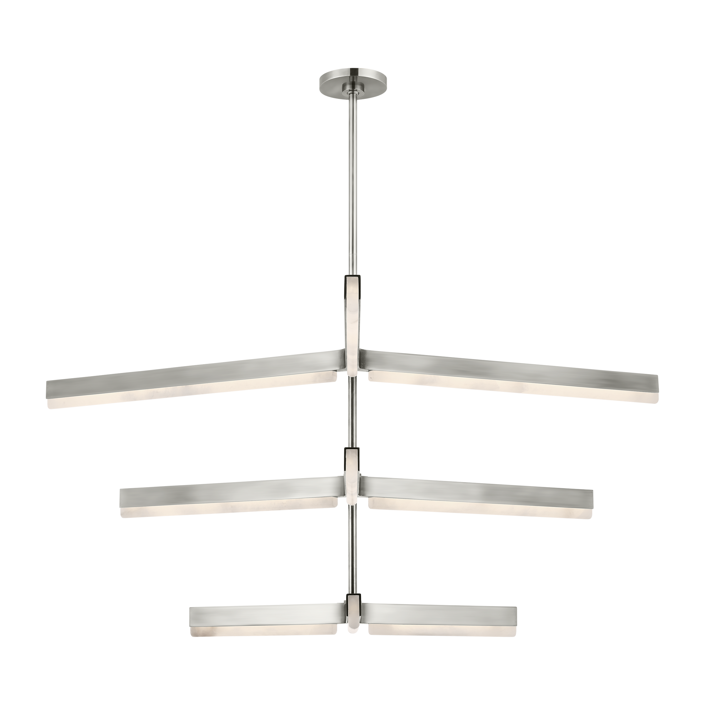Linea 56 Three Tier Chandelier antique Nickel 2700K 90 CRI