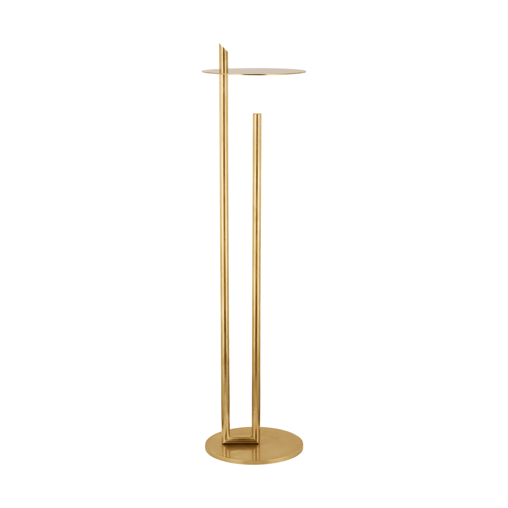 Fielle Large Floor Lamp Natural Brass 2700K 90 CRI