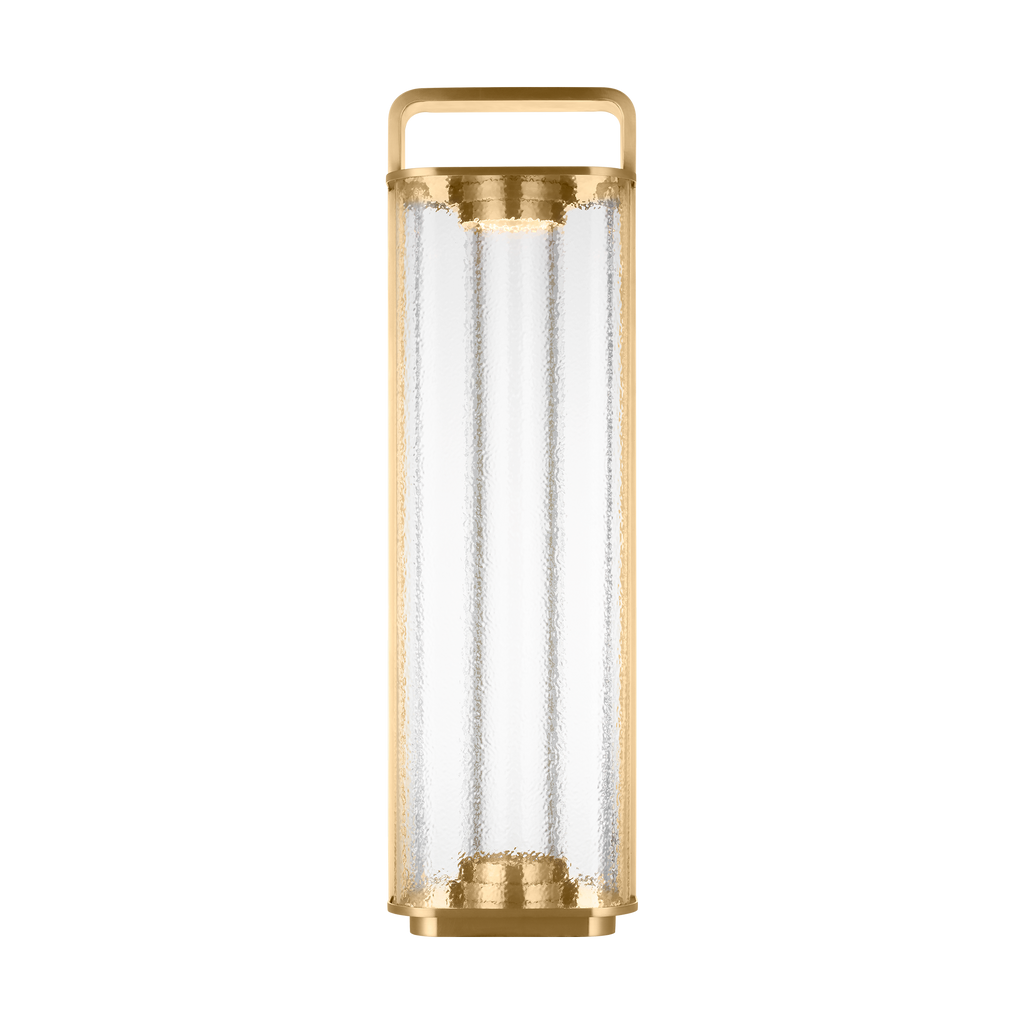 Flacara 24 Rechargeable Lantern Hand Rubbed Antique Brass 2700K 90 CRI