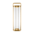 Flacara 24 Rechargeable Lantern Hand Rubbed Antique Brass 2700K 90 CRI
