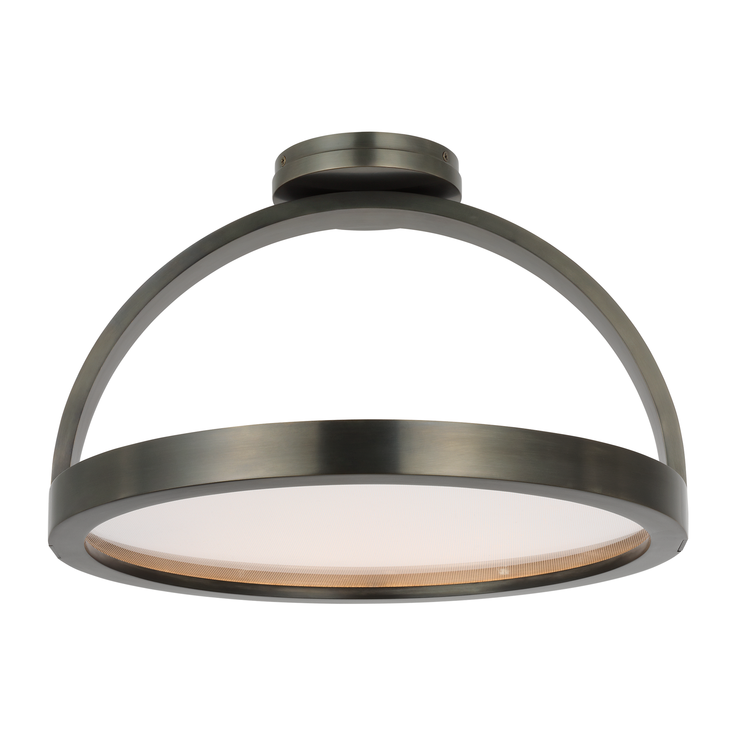 Cerne Large Semi Flush dark Bronze 2700K 90 CRI