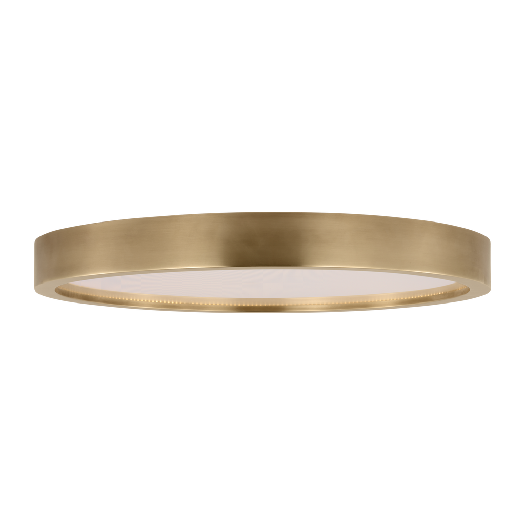 Cerne Large Flush Natural Brass 2700K 90 CRI