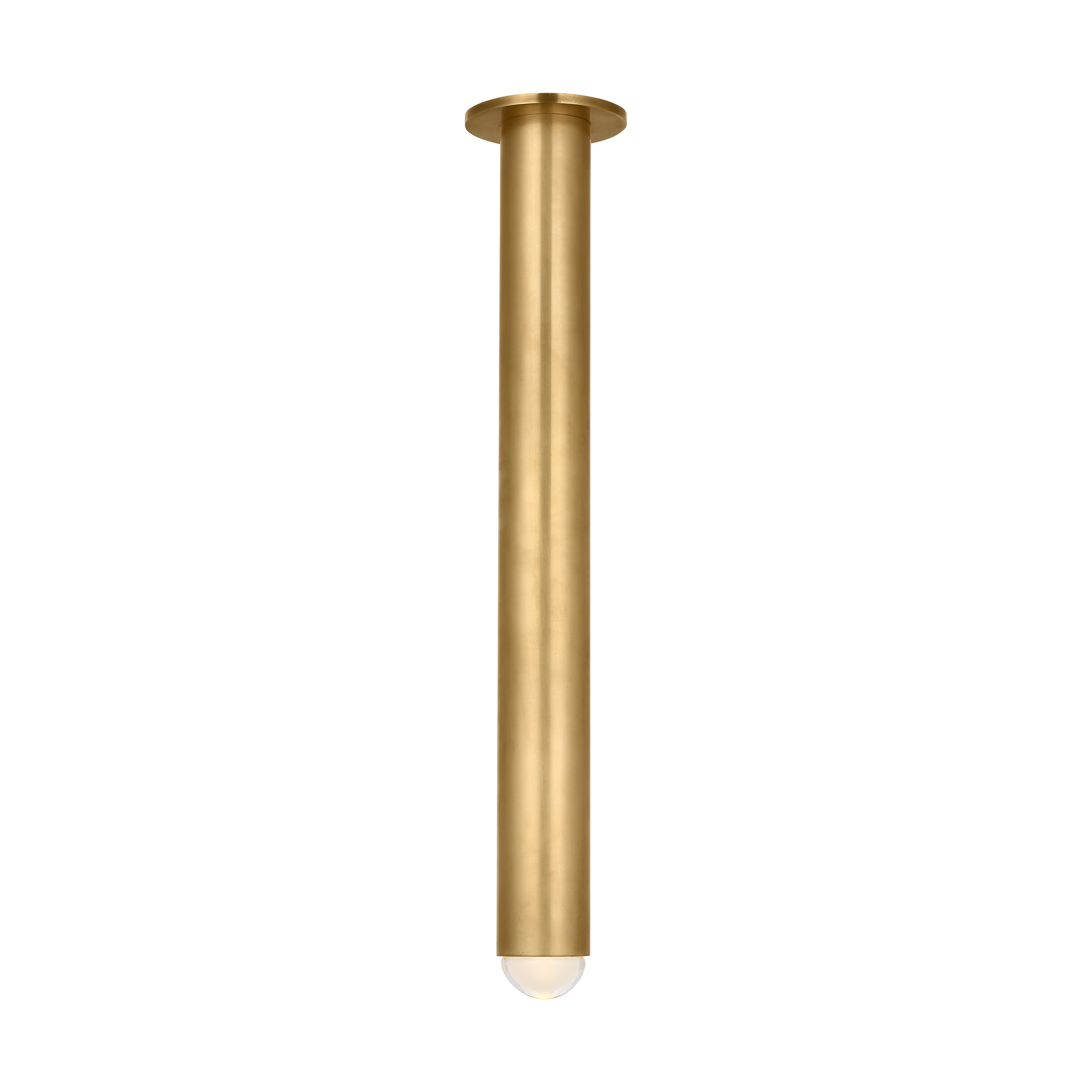 Ebell X-Large Flush Mount Natural Brass 2700K 90 CRI