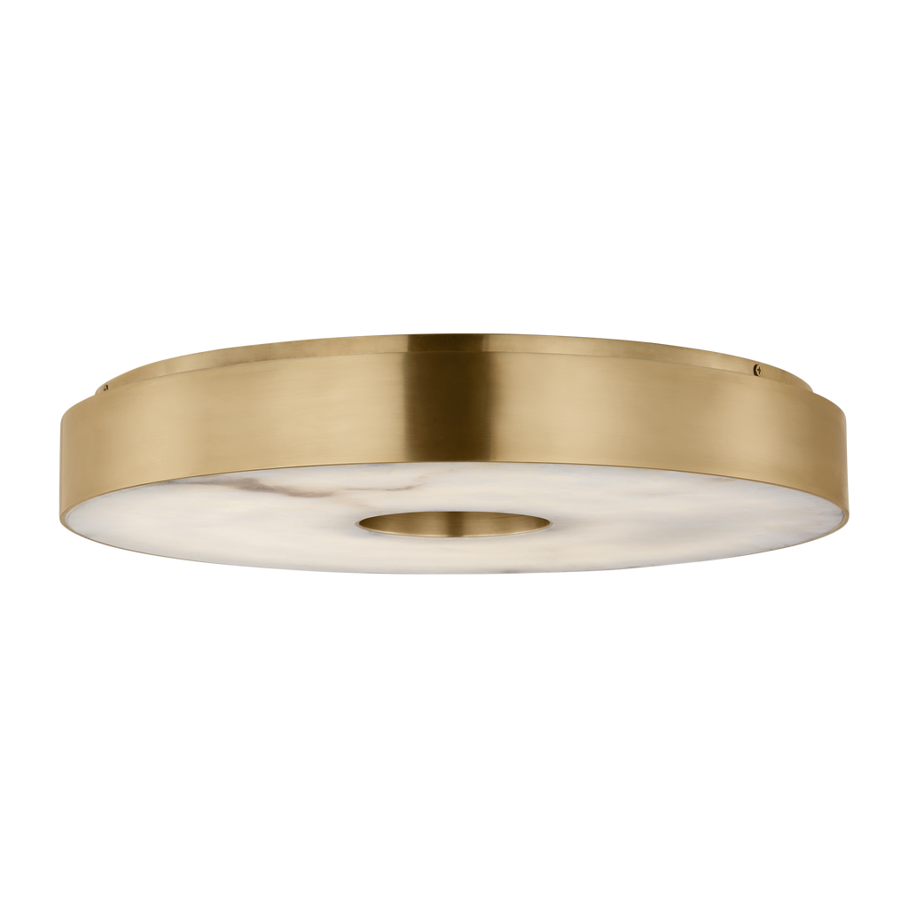 Wyllis 18 Flush Mount hand rubbed antique brass 2700K 90 CRI