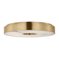 Wyllis 18 Flush Mount hand rubbed antique brass 2700K 90 CRI