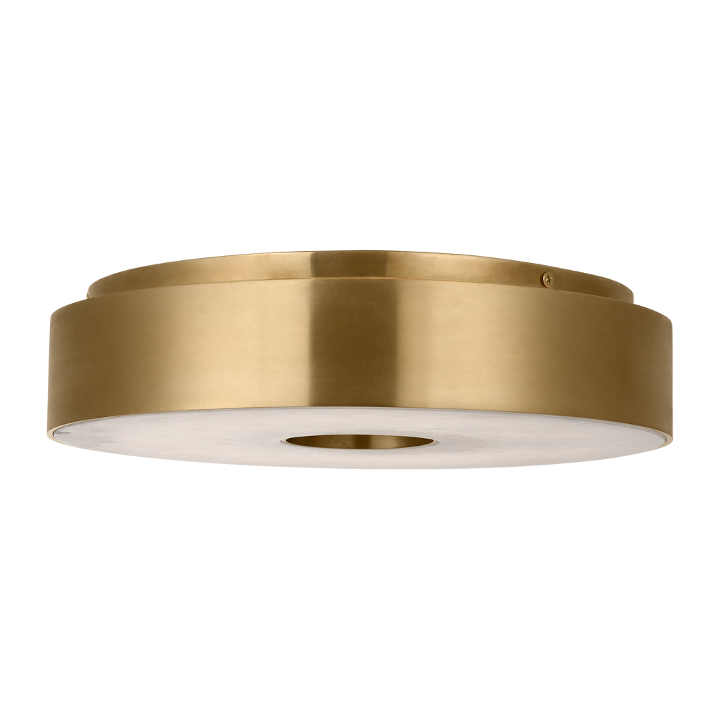 Wyllis 12 Flush Mount hand rubbed antique brass 2700K 90 CRI