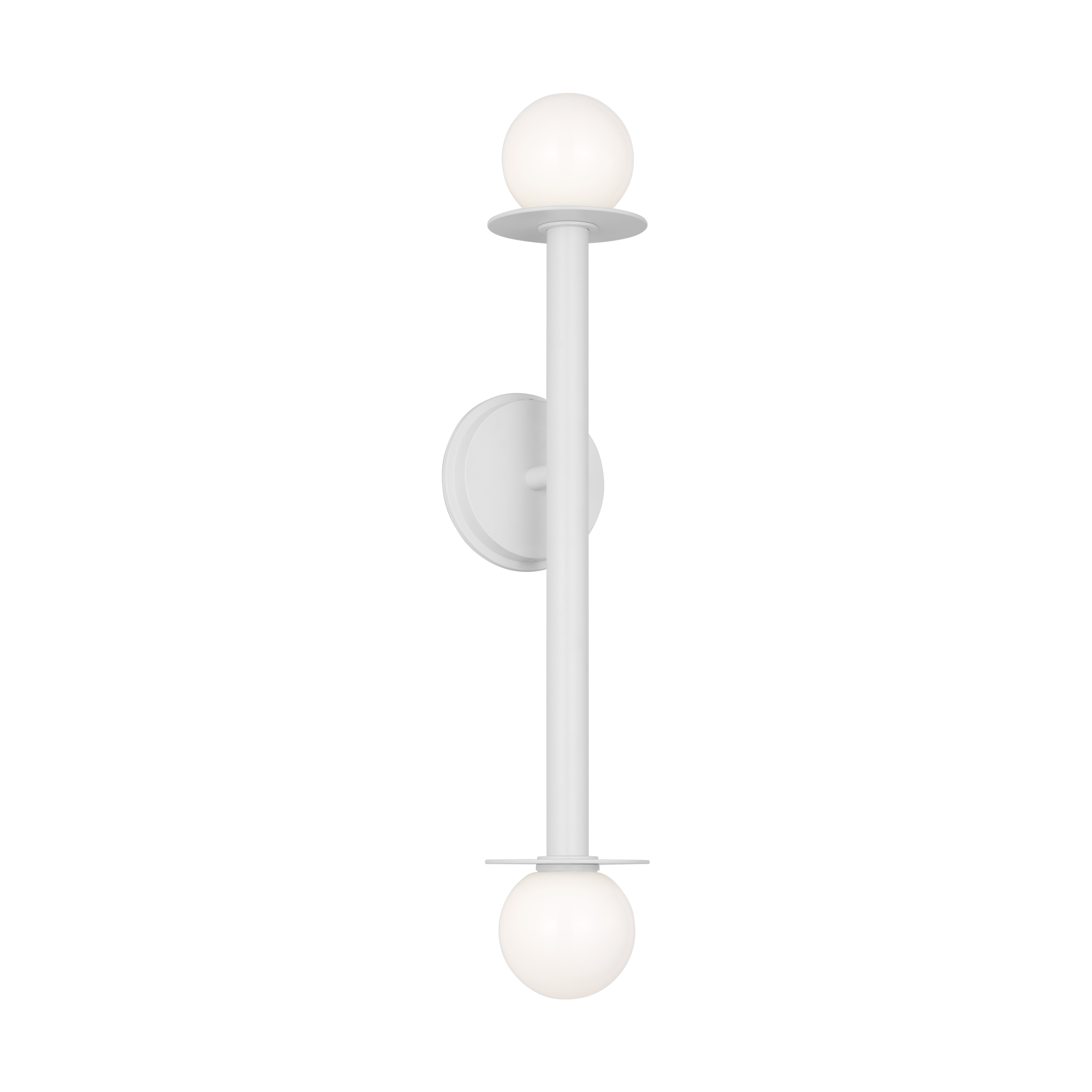 Nodes Double Sconce | Matte White