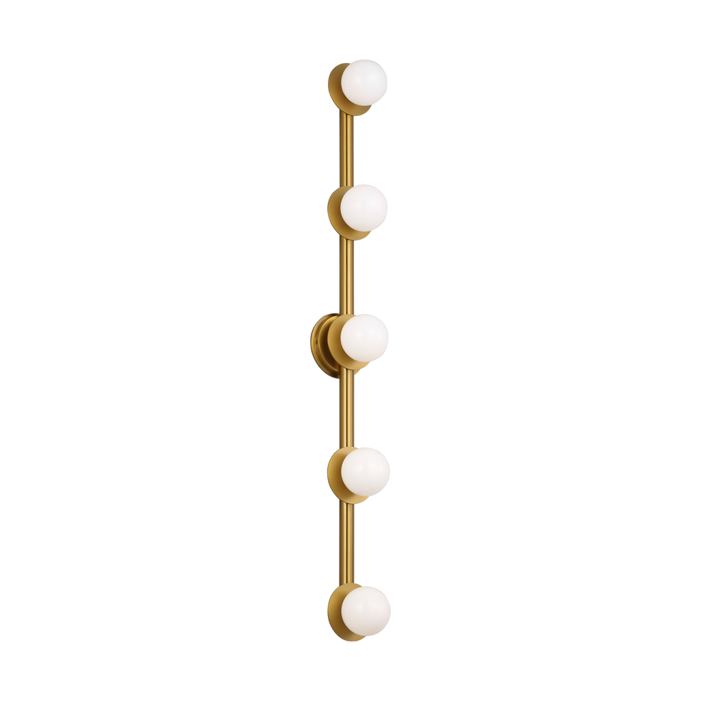 Nodes Extra Large Vanity Burnished Brass