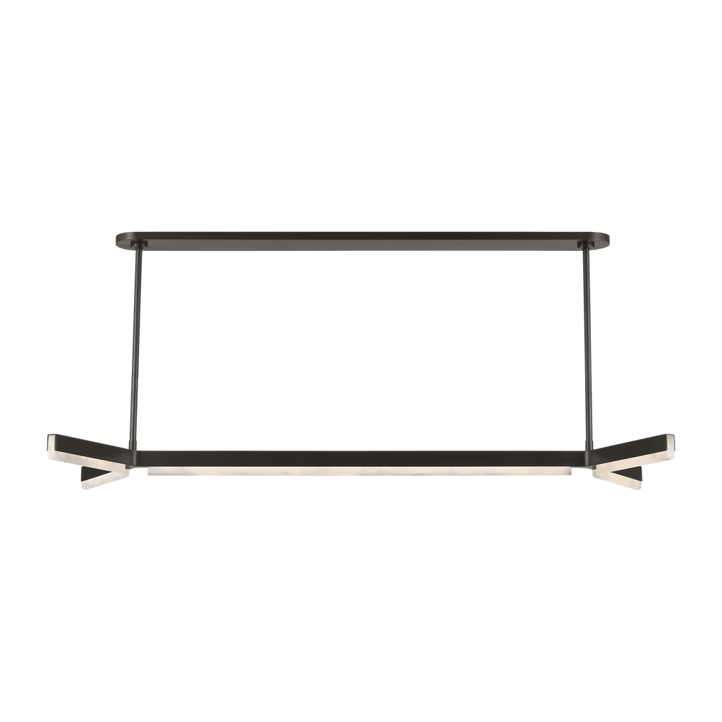 Linea 55 Linear Chandelier Bronze 2700K 90 CRI