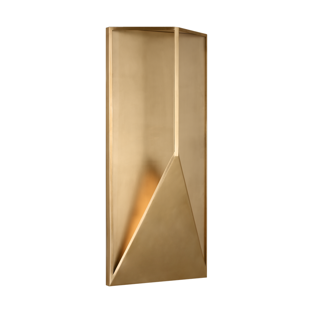 Punto 30 Wall Hand Rubbed Antique Brass 2700K 90 CRI