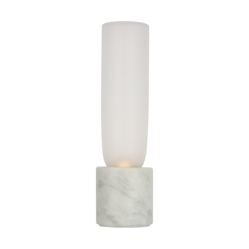 Volver Accent Table Lamp Clear Etched White marble 2700K 90 CRI