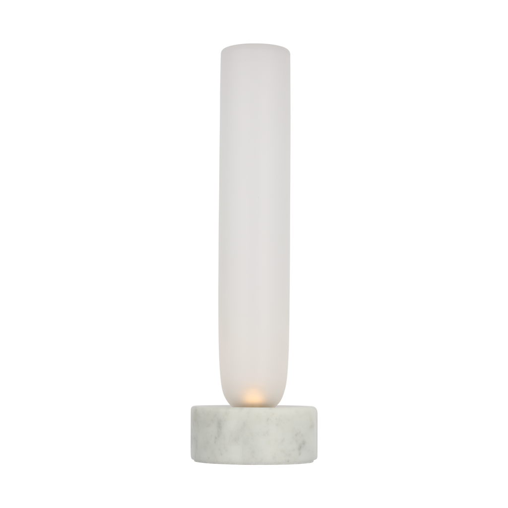Volver Small Table Lamp Clear Etched White marble 2700K 90 CRI