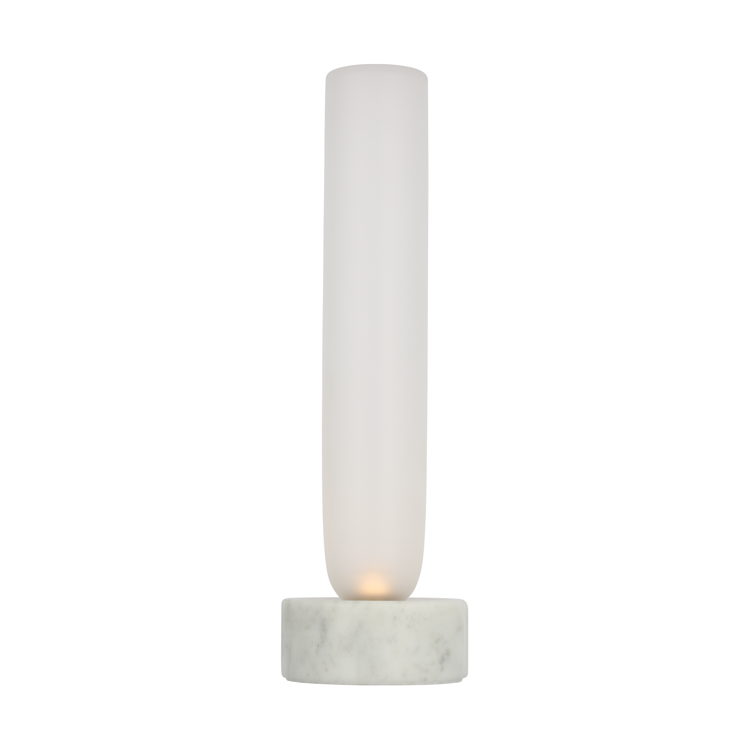 Volver Small Table Lamp Clear Etched White marble 2700K 90 CRI