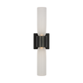 Volver Medium Double Sconce Clear Etched Bronze 2700K 90 CRI