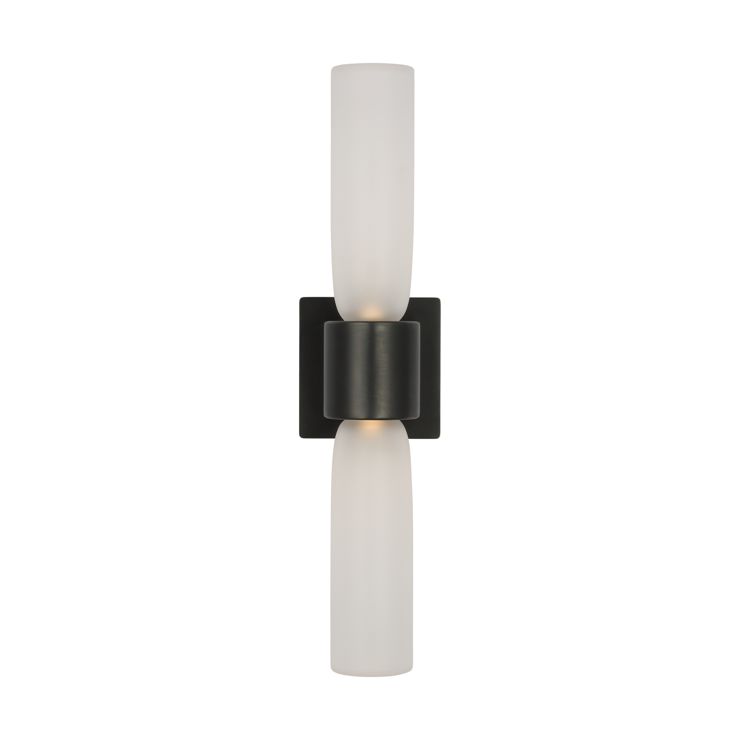 Volver Medium Double Sconce Clear Etched Bronze 2700K 90 CRI