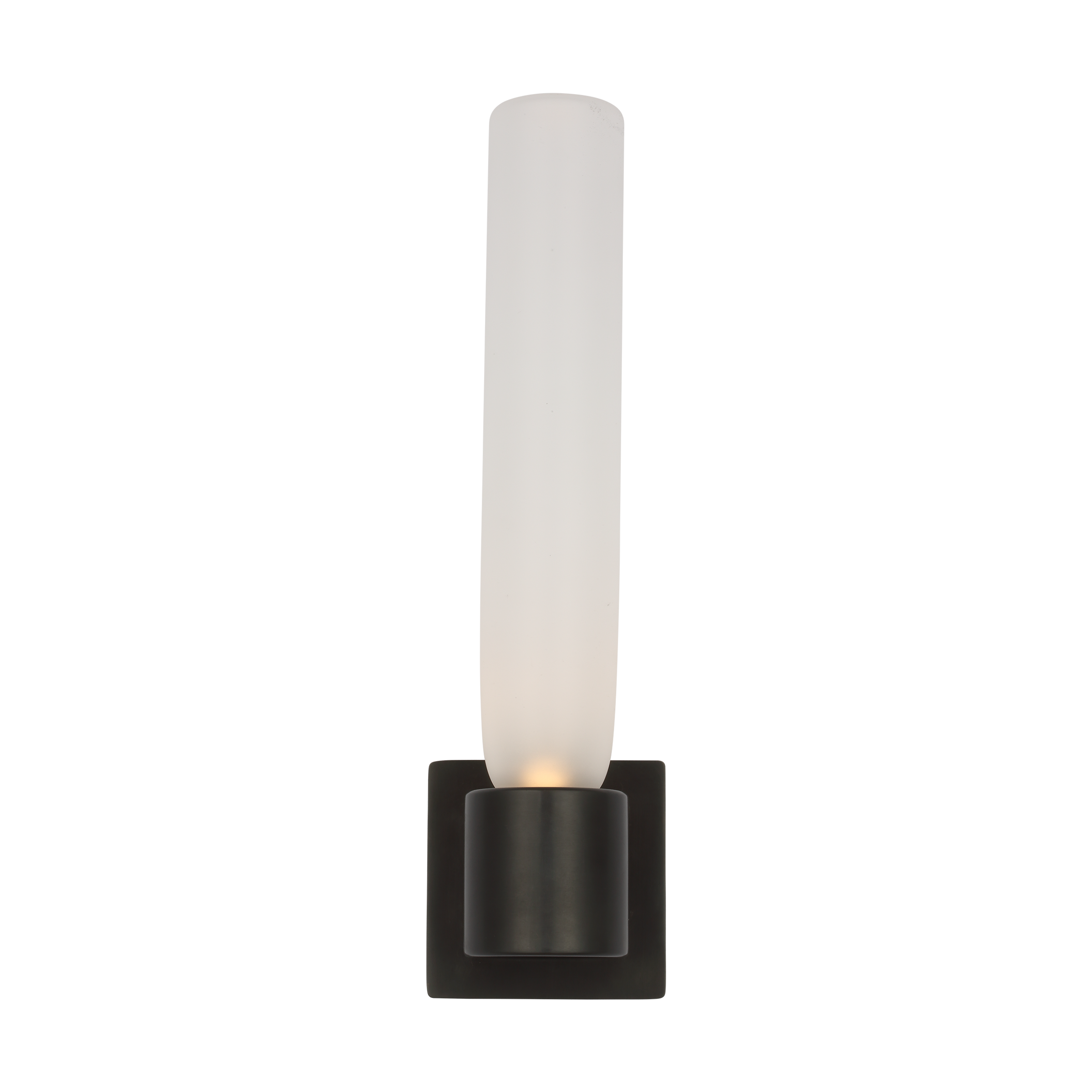 Volver Medium Single Sconce Clear Etched Bronze 2700K 90 CRI