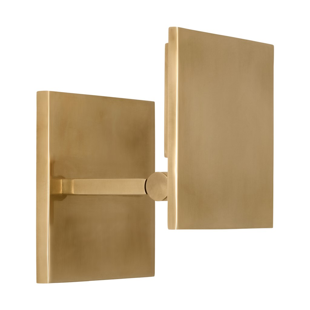 Angolo 6 Sconce hand rubbed antique brass 2700K 90 CRI